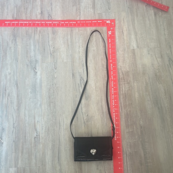 Black Brighton wallet purse crossbody. - Picture 2 of 12